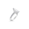 Pear Shaped Diamond Engagement Ring