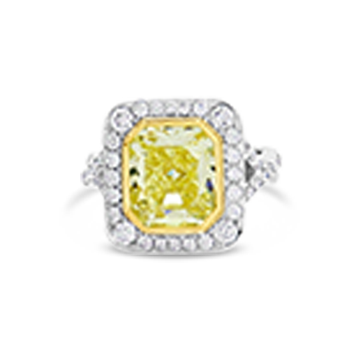 Yellow Diamond Engagement Ring