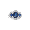 Sapphire & Diamond Ring