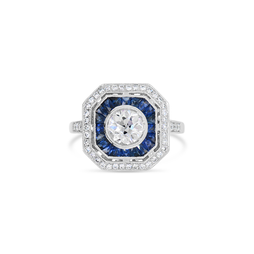 Sapphire & Diamond Ring