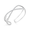 Diamond Criss Cross Bangle Bracelet