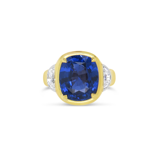 Sapphire & Diamond Ring