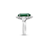 Oval Emerald & Diamond Ring