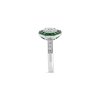 Tsavorite & Diamond Ring