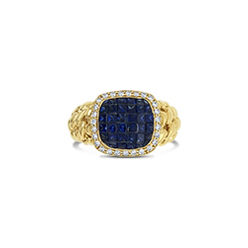 Sapphire & Diamond Ring