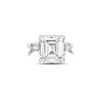 Asscher cut Diamond Engagement Ring