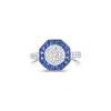 Sapphire & Diamond Ring