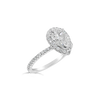 Pear Shaped Diamond Engagement Ring
