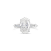 Oval Diamond Estate Engagement Ring