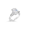 Oval Diamond Estate Engagement Ring