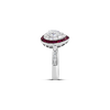 Ruby & Diamond Pear Shaped Ring
