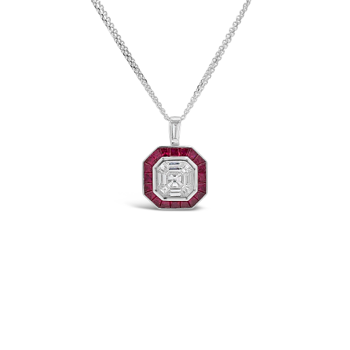 Ruby & Diamond Pendant