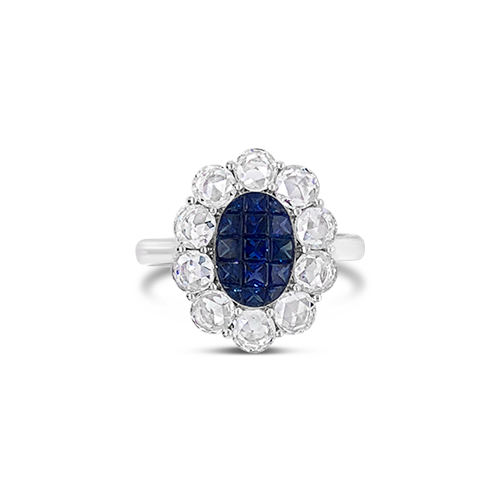 Sapphire & Diamond Ring