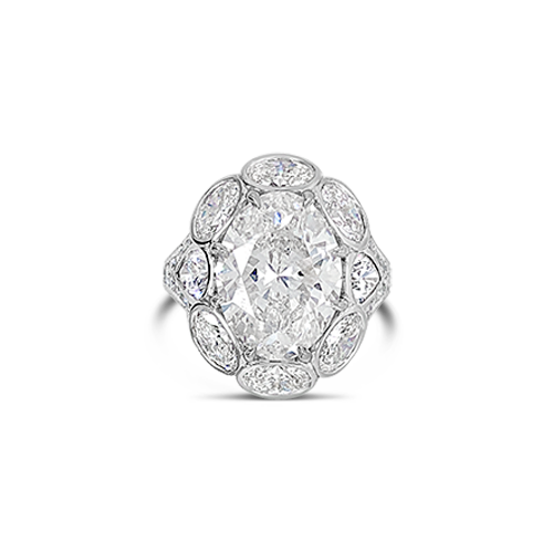 Oval Diamond Ring