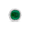 Sugarloaf Emerald & Diamond Ring