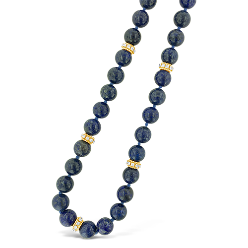 Lapis & Diamond Estate Necklace