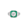Emerald & Diamond Ring