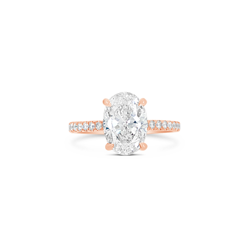 Oval Diamond Engagement Ring