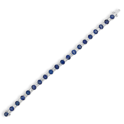 Sapphire & Diamond Bracelet