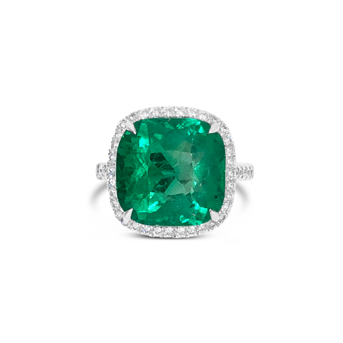 Emerald & Diamond Ring