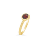 Garnet & Diamond Ring