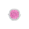 Pink Spinel & Diamond Ring