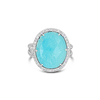 Turquoise & Diamond Ring