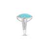 Turquoise & Diamond Ring