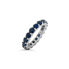 Blue Sapphire Eternity Band