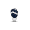 Sapphire & Diamond Swirl Ring