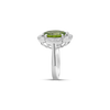 Peridot & Diamond Ring