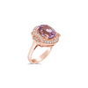 Morganite & Diamond Ring