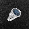 Sapphire & Diamond Ring