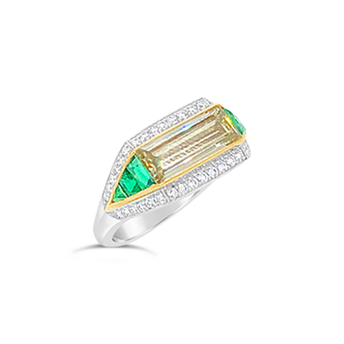 Emerald & Diamond Ring