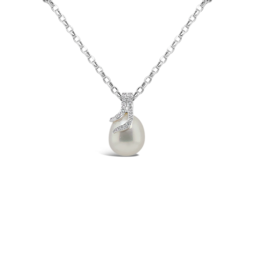 Pearl & Diamond Pendant