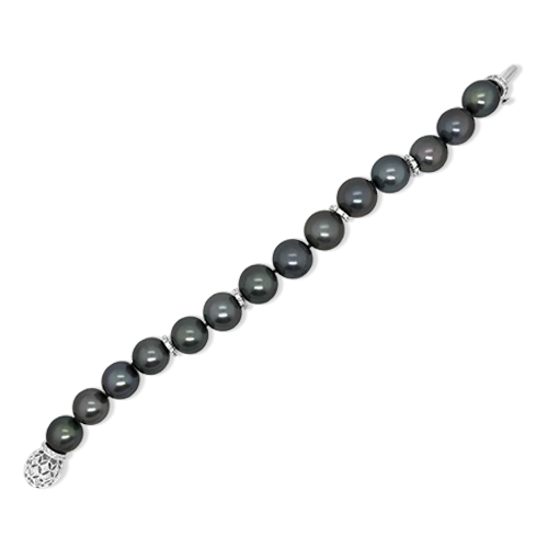 Tahitian Pearl & Diamond Bracelet