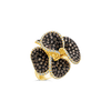Brown Diamond Flower Ring