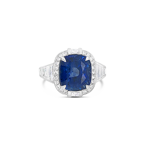 Sapphire & Diamond Ring