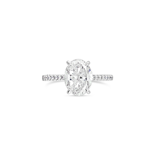 Oval Diamond Engagement Ring