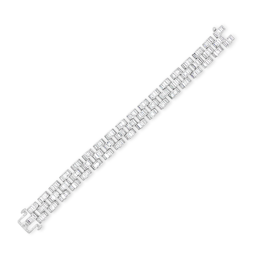 Diamond Panther Link Bracelet