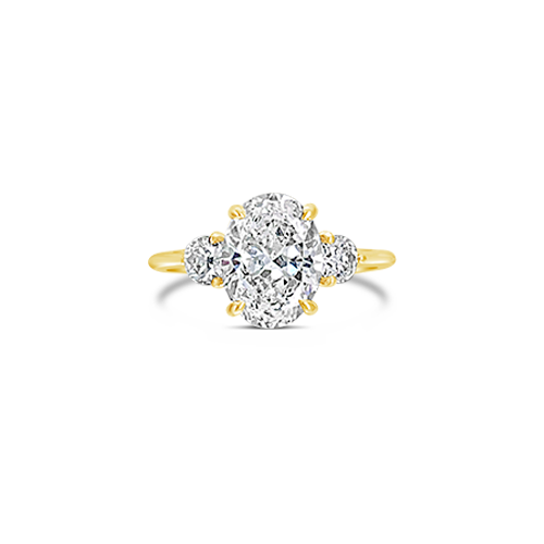 Oval Diamond Engagement Ring