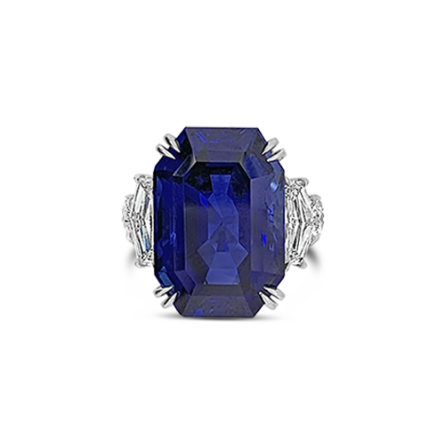 Sapphire & Diamond Ring