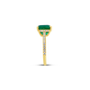Emerald & Diamond Engagement Ring