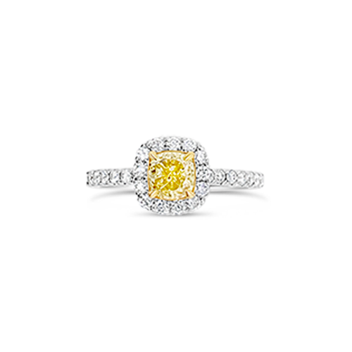 Yellow Diamond Engagement Ring
