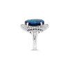 Black Opal & Diamond Ring
