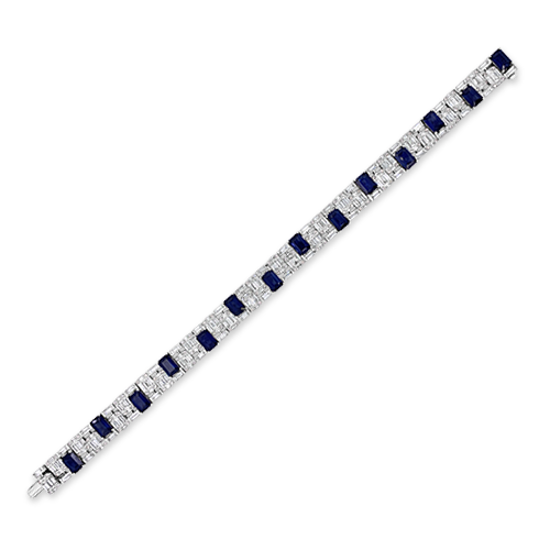 Sapphire & Diamond Bracelet