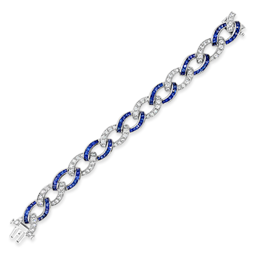 Sapphire & Diamond Bracelet