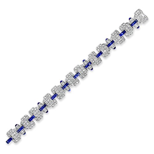 Sapphire & Diamond Bracelet