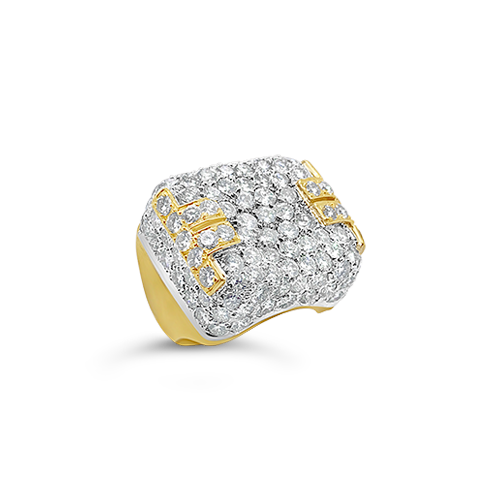 Diamond Hammerman Estate Ring