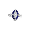 Sapphire & Diamond Ring